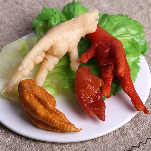 Bar cafe hotel restaurant dining room hall shop store decor simulation fake chicken Drumsticks wings nugget claw feet model