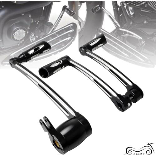 Motorcycle Gear Shift Lever With Shifter Pegs Brake Arm Pedal Kit For Harley Touring Road King Electra Glide FLT FLHX FLHT