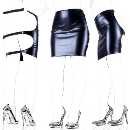 PU leather SM Cosplay Teacher Uniform Sexy Lingerie Short Skirt Erotic Lingerie Sexy Costumes Adult Games Cloth for Women