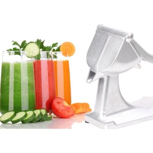 Silver Metal Manual Juicer Fruit Squeezer Juice Squeezer Lemon Orange Juicer Press Household Multifunctional Juicer