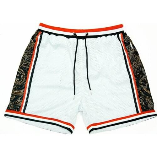 Summe Mens Sport Running Shorts Printing Quick Dry Workout Short Pants New Gym Men Soccer Tennis Training Beach Swim Shorts