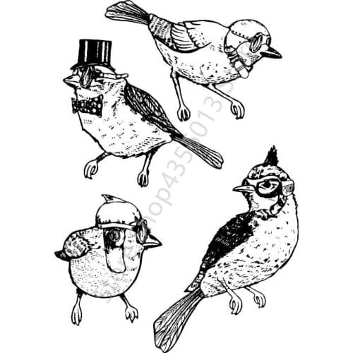 Bird Clear Stamp Or stamp for DIY Scrapbooking/Card Making/Kids Fun Decoration Supplies A129