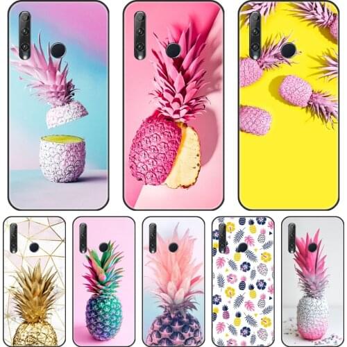 Yellow Pineapple Pink Fruit Phone Case Silicone For Huawei Honor 8A Pro 8S V20 Back Cover For Huawei Honor 20 Lite Pro 10i 20i