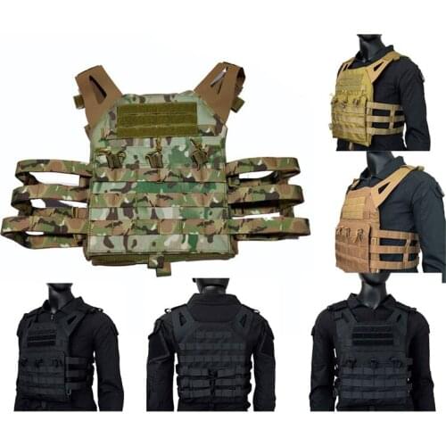 900D JPC Tactical Vest Hunting Airsoft Paintball Multicam Combat Molle With Chest Protective Plate Carrier Vest