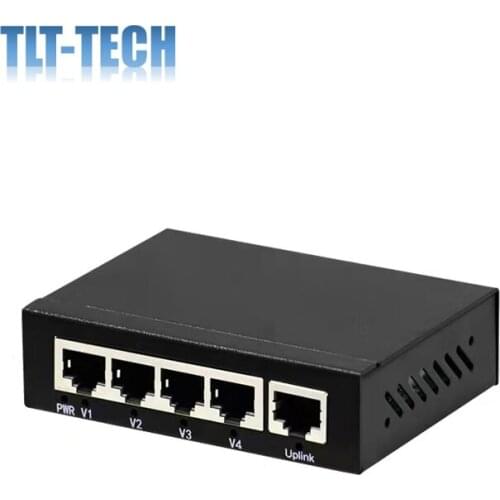 TLT-TECH 10/100/1000mbps 5port Fast Ethernet Switch Gigabit Network Switch For CCTV system