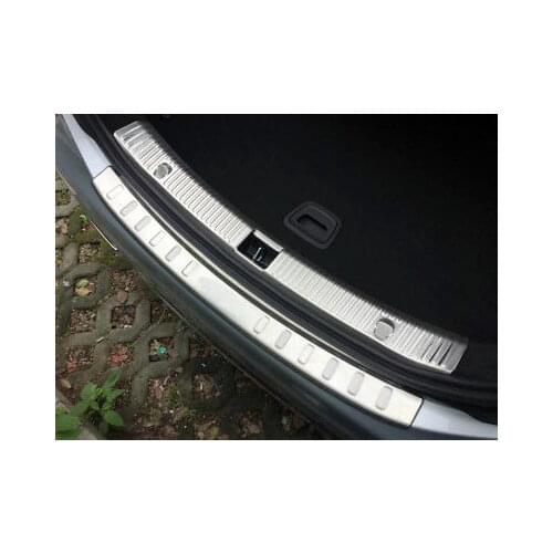 Outer + Inner Rear Bumper Protector Sill Plate Cover for Benz E Class W213 2016 2017