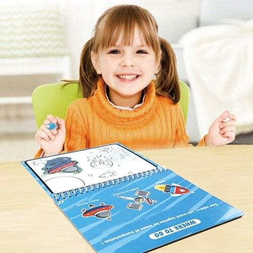 Water Magic Scented Reusable Water Reveal Activity Books Strawberry Picnic and Farm Friends No Mess All Fun