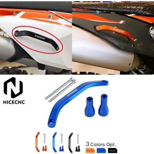 NICECNC CNC Rear Passenger Grab Handle For Husqvarna FC250 FC350 FC450 FX350 FX450 TX300 TC125 TC250 2019 2020 2021 Aluminum