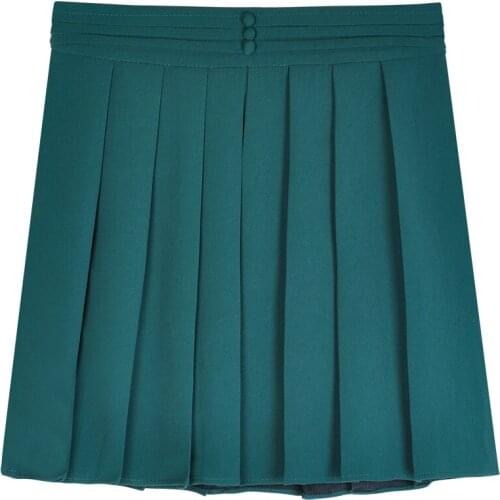 ZG1739 Summer 2021 new women fashion high-waist pleated wrap buttock a-line skirt female skirt cheap wholesale