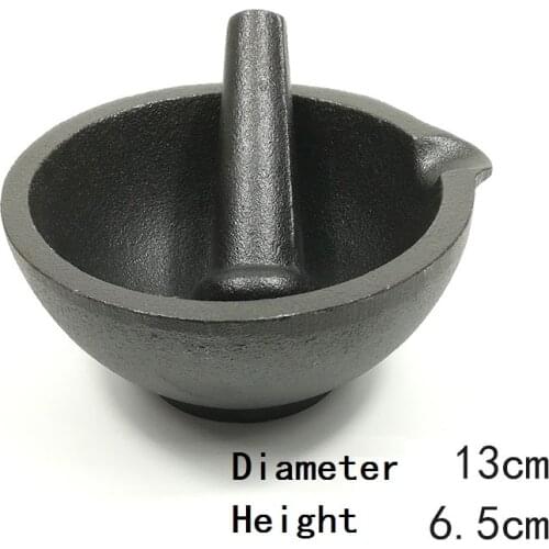 Iron garlic mortar pounding pot agitator garlic cast iron grinder