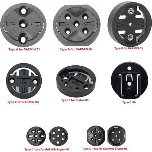 1pcs Black Bicycle Computer Bracket Mount Fixed Base Male Seat Repair Parts For GARMIN Cycling Bike Repalcement Accessories