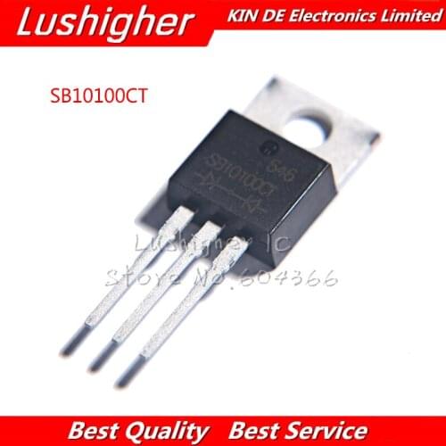 10pcs SB10100CT TO-220 SB10100 TO220