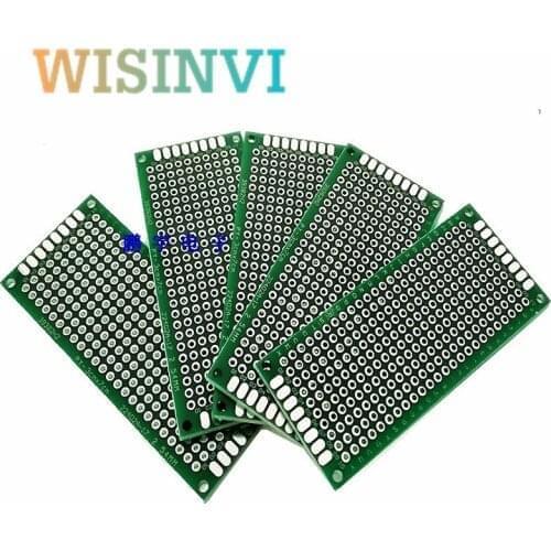 5 pcs 3x7cm Double Side Prototype PCB Universal Printed Circuit Board