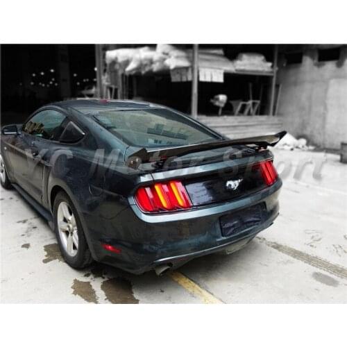 Car Accessories FRP Fiber Glass AP Style GT Wing Fit For 2014-2016 Ford Mustang Rear Spoiler Trunk Wing Car-styling