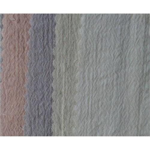 Double cotton cloth crepe woven fabric for shirt and childrens cloth