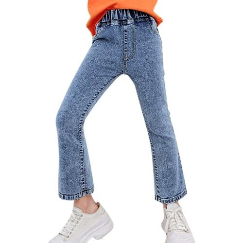 Jeans For Girl 2021 Newest Jeans Girls Casual Style Children Jeans Spring Autumn Clothes For Girls 6 8 10 12 14