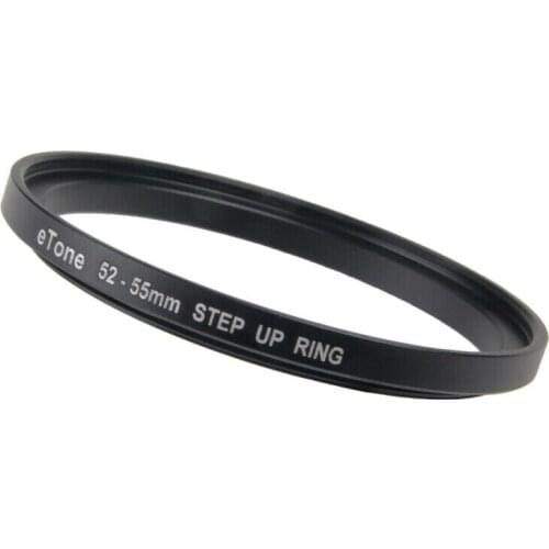 ETone 52-55mm Step Up Metal Lens Adapter Filter Ring 52mm Lens to 55mm Accessory