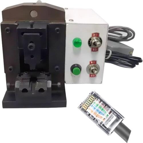 Hot sale rj45 electric crimping tool crystal head machine