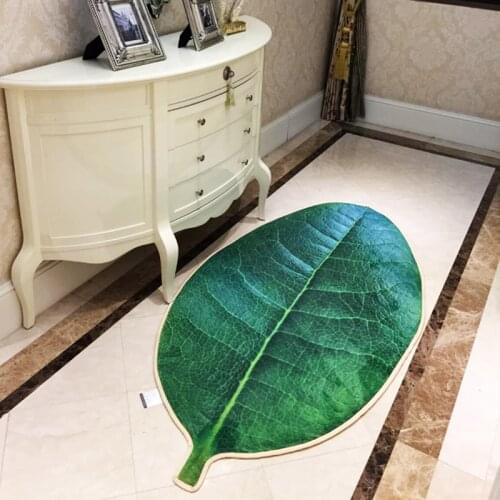 Creative Green Tree RUG Living Room Carpet Simulation Leaves Playmat Floor Rug Bedroom Mat Floor Hallway Bedroom Kitchen Tapetes