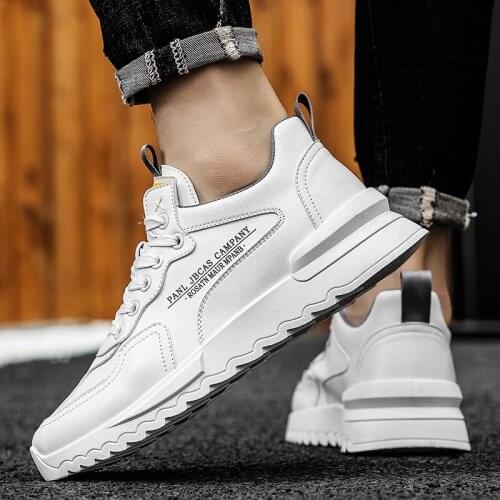 Mens Casual Sneakers Breathable Light Sports Running Shoes For Male Spring Personality Fashion Thick-soled Comfortable FUYU