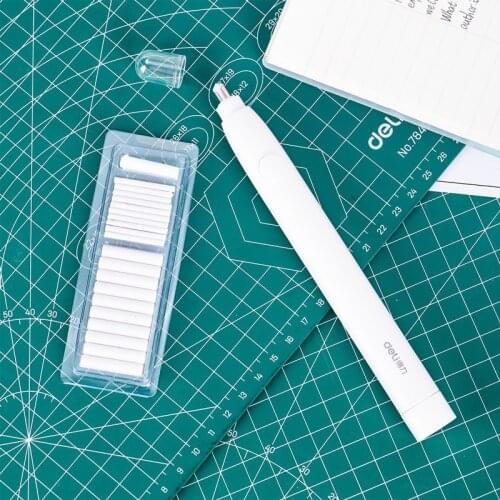 Deli Advanced Multi-Function Electric Eraser Replaceable 5mm 2.5mm Soft Eraser Core Student Drawing Automatic Eraser
