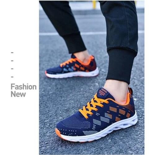 Fashion 2021 new men Sneakers Mesh Casual Running Shoes Lightweight Sports Tennis Shoes