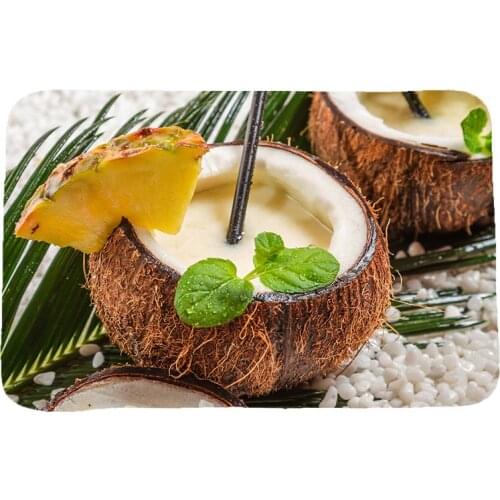 Fruit & Vegetables Creative 3D Printing Carpets and Rugs for Bedroom Living Room Carpet Kitchen Bathroom Anti-Slip Floor Mats