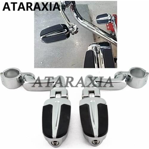 Motorcycle Engine Guard Highway Foot Pegs Footpeg 32mm Footrest Pedal For Harley Touring Sportster XL883 1200 Dyna Softail
