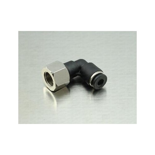 Pneumatic Female Elbow Air Push In Fitting Imperial British Standard Tube OD 5/32" X NPT 1/8" 1/4" 3/8" Thread One Touch