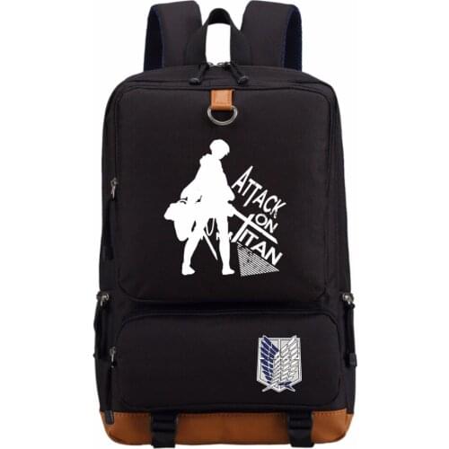 WISHOT Attack On Titan backpack schoolbag for teenagers School Bags travel Casual Laptop Bags Rucksack