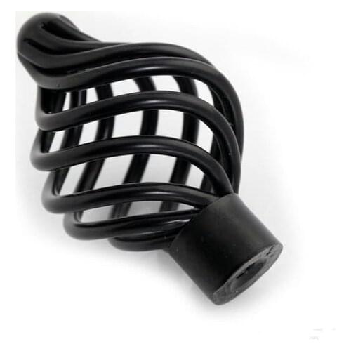 18 Pcs/Lot Black Birdcage Kitchen Handle Pull and Knob Country Furniture( D:35MM H:55MM )