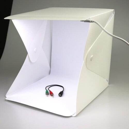 30cm Led Light Mini Photo Studio Box Photography LED Light Room Tent Tabletop Shooting Soft Box Accessories Backdrops Lightbox