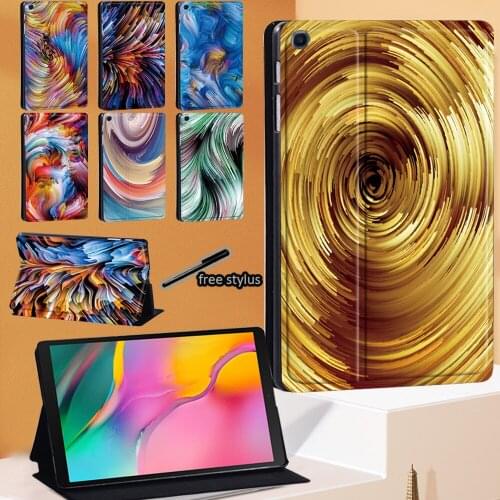 Watercolor Print Series Tablet Case for Samsung Galaxy Tab A 8.0" 2019 9.7" 10.1" 10.5"/Tab A A6 10.1"/S5e 10.5/S6 Lite/A7 10.4"