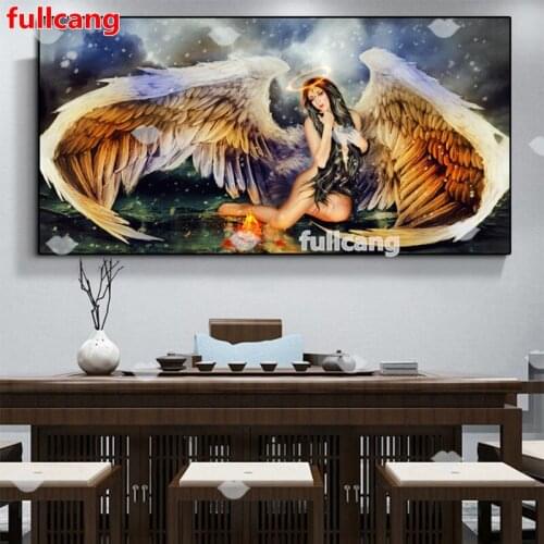 5d Diamond Painting Angel woman Diy art embroidery diamonds home wall decoration inlaid Full Drill Kit mosaic large JX2187