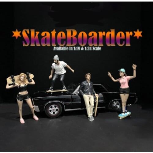 AMERICAN DIORAMA Resin 1/24 AD Doll Car Model Scene Decoration Static Display Adult Collection Mini Toys for Boys Gift