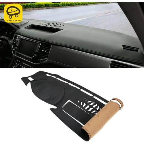 CarMango Car Accessories Dashboard Panel Cover Sunshade Mat Cushion Carpet Decoration for Volkswagen Atlas Teramont 2017-2019