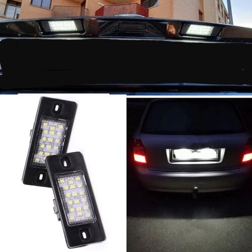 Car Led Number License Plate Light For Porsche Cayenne 955 957 2002 2003 - 2007 2008 2009 2010 Kit Canbus Error Free Car Styling