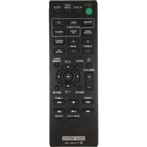 Remote control For Sony RM-AMU171 CMT-SBT100 CMT-SBT100B HCD-SBT100 HCD-SBT100B HCD-SBT300W HCD-SBT300WB HI-FI Micro System