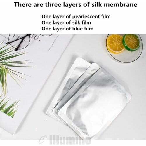 Hyaluronic Acid Replenishment Silk Mask Moisturizing Brightening Skin Color Shrink Pores OEM Semi finished Mask wholesale