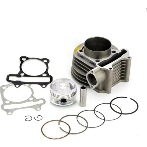 GY6 150cc Cylinder Assy (57.4mm) Include Aluminum Cylinder Piston Rings And Pin