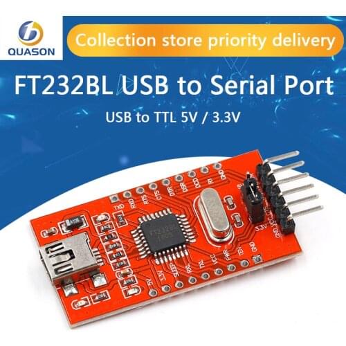 FT232 FT232BL FT232RL USB 2.0 to TTL Level Download Cable to Serial Board Adapter Module 5V 3.3V Debugger