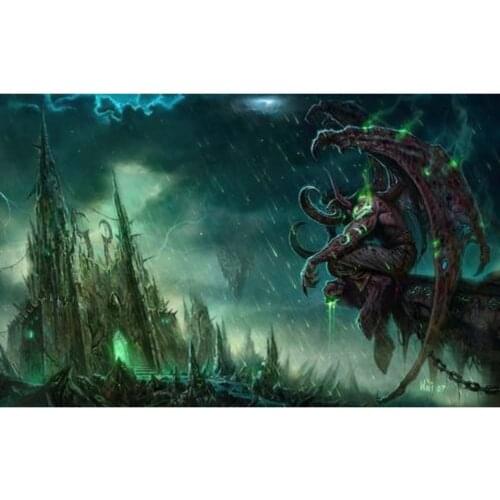 World Of Warcraft Full Square Round DIY 3D Diamond Painting Kit Diamond Embroidery Mosaic Rhinestone Picture Sale New Design