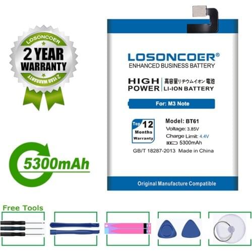 Аккумуляторы для телефонов Meizu M3 Note LOSONCOER China At AliExpress