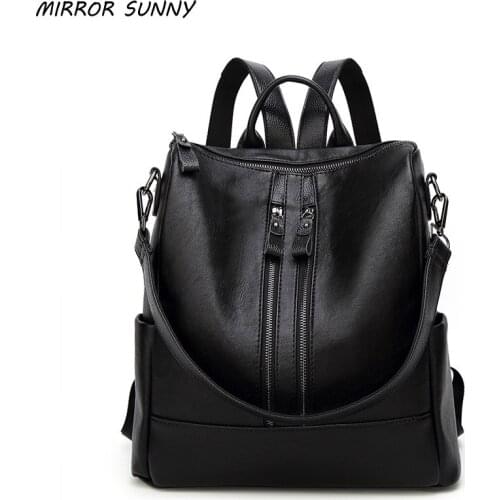 MIRROR SUNNY Faux Leather Bags For Women