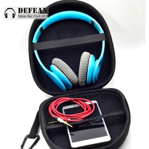 Headphone Vmot Hard Carrying case pouch box portable storage bag For Sony MDR V55DR-ZX102DPV PC Headset