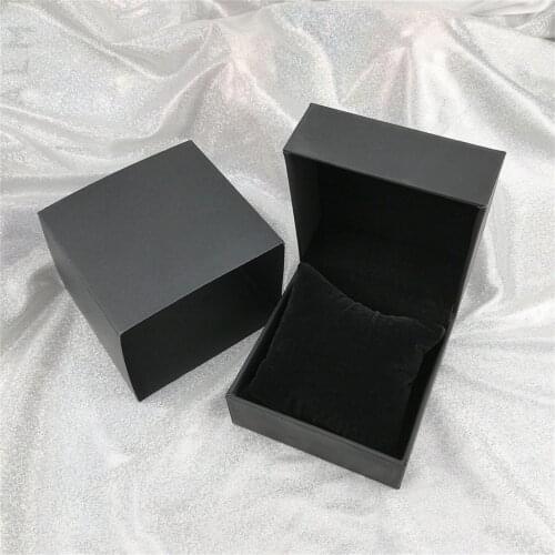New Red Watch Box Cardboard Present Gift Box Rectangle High-grade Quartz Watches Packing Box Jewelry Box Christmas Gift