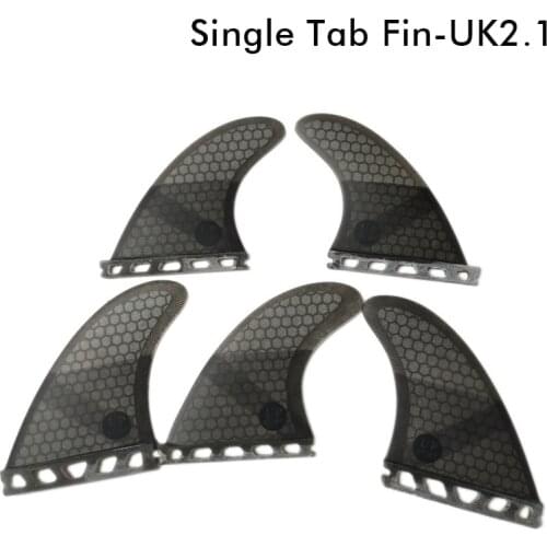 Surf Future Fin K2.1 Surfboard Fins Black color Fiberglass Honeycomb Tri-Quad Fins Quilhas Thruster 5 fin Set