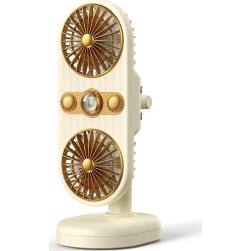 USB Clip on Fan, Portable Fan with Strong Airflow, 3 Speeds, Quiet Personal Desk Fan for Office Table Bedroom Kitchen