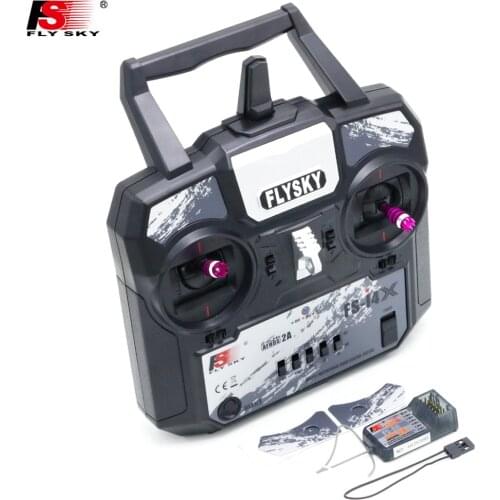 Flysky FS-i4X 2.4G 4ch RC Transmitter Controller with FS-A6 Receiver For RC Helicopter Plane Quadcop Mode 1 Mode 2
