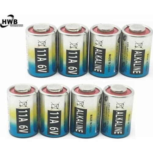 10pcs 11A 6V alkaline battery car remote control battery L1016 forAnti-theft alarm system